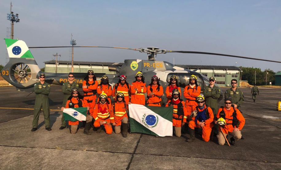 A atuação que os bombeiros paranaenses tiveram na Amazônia, integrando a Operação Verde Brasil, do Ministério da Defesa, será valiosa para os trabalhos no Paraná, em favor da população do Estado.  Foto: Divulgação
