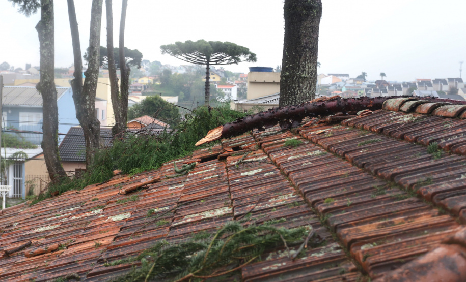 As fortes chuvas que atingiram a metade Leste do Paraná nesta quarta e quinta-feira (18 e 19) afetaram 23.106 pessoas e danificaram 5.505 residências, de acordo o boletim da Coordenadoria Estadual de Proteção e Defesa Civil, atualizado às 14h45 desta sexta-feira (20). As chuvas, granizos e vendavais afetaram 24 municípios da Região Metropolitana de Curitiba, Campos Gerais, Centro e Centro-Sul do Estado. Foto: José Fernando Ogura/AEN