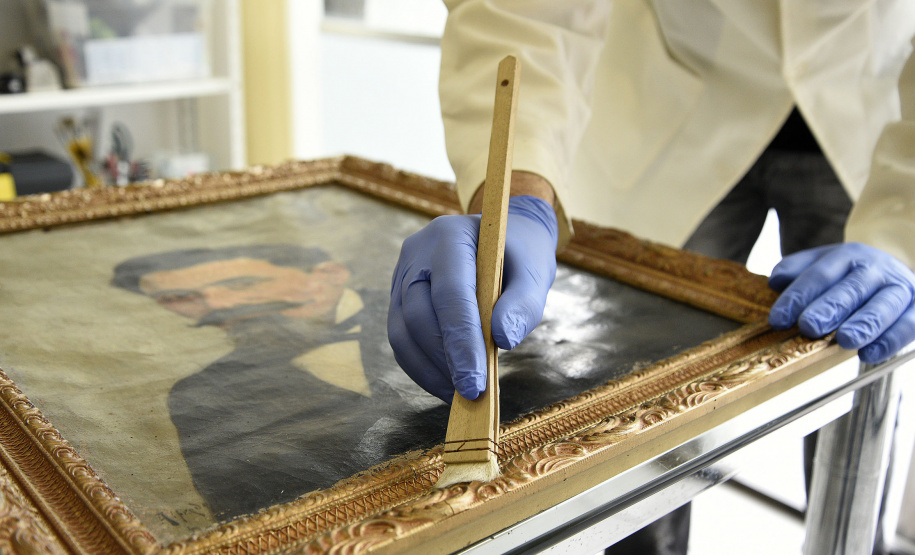 Acervo, conservação e pesquisa no Museu Casa Alfredo Andersen(MCAA).Curitiba, 13 de maio de 2019.Foto: Kraw Penas/SECC