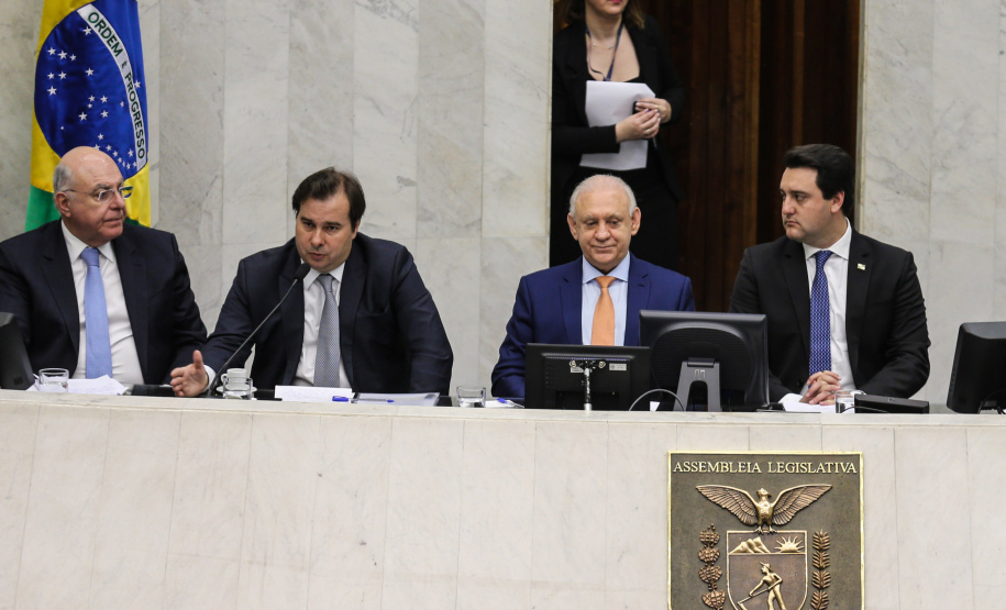 O governador Carlos Massa Ratinho Junior participa nesta segunda-feira (23), participou da audiência da Câmara dos Deputados para discutir com deputados federais e estaduais o novo marco regulatório das PPPs, concessões e fundos de infraestrutura