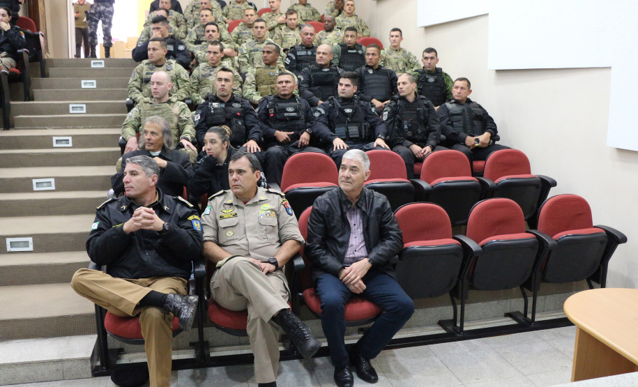 Curitiba, 23 de setembro de 2019. Aula inaugural Curso de Operações táticas Verticais.