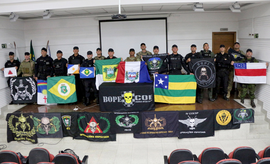 Curitiba, 23 de setembro de 2019. Aula inaugural Curso de Operações táticas Verticais.