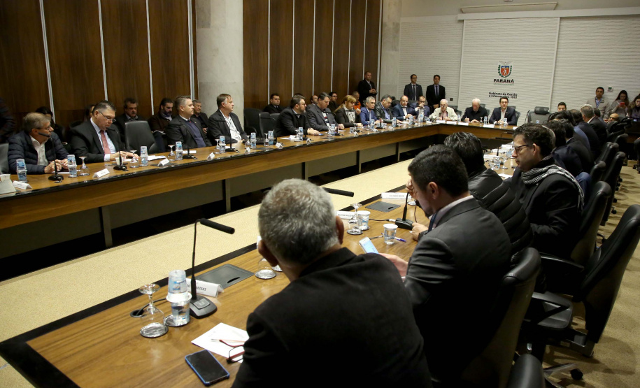 Governador Carlos Massa Ratinho Junior em reunião com o secretariado. Curitiba,24/09/2019 Foto:Jaelson Lucas / AEN