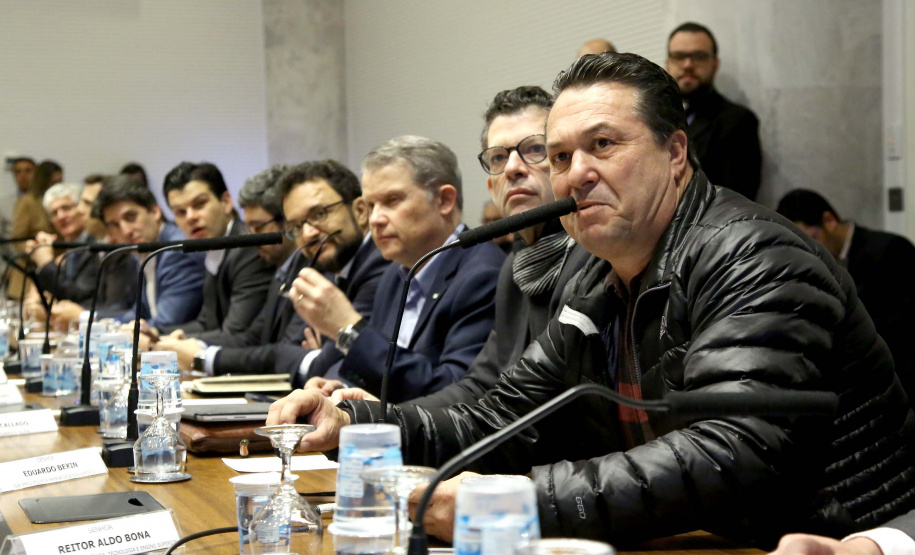 Governador Carlos Massa Ratinho Junior em reunião com o secretariado. Curitiba,24/09/2019 Foto:Jaelson Lucas / AEN