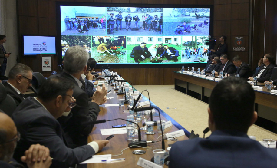 Governador Carlos Massa Ratinho Junior em reunião com o secretariado. Curitiba,24/09/2019 Foto:Jaelson Lucas / AEN