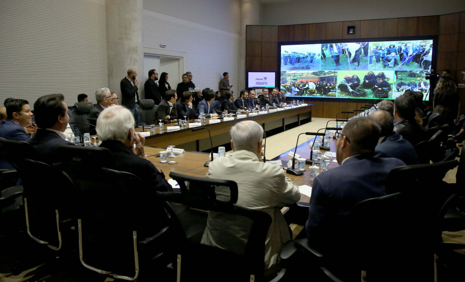 Governador Carlos Massa Ratinho Junior em reunião com o secretariado. Curitiba,24/09/2019 Foto:Jaelson Lucas / AEN