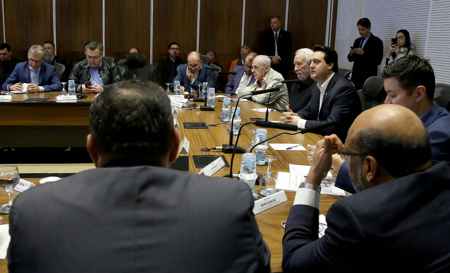 Governador Carlos Massa Ratinho Junior em reunião com o secretariado. Curitiba,24/09/2019 Foto:Jaelson Lucas / AEN