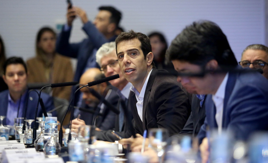 Governador Carlos Massa Ratinho Junior em reunião com o secretariado. Curitiba,24/09/2019 Foto:Jaelson Lucas / AEN