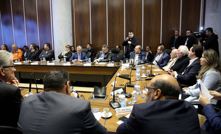 Governador Carlos Massa Ratinho Junior em reunião com o secretariado. Curitiba,24/09/2019 Foto:Jaelson Lucas / AEN