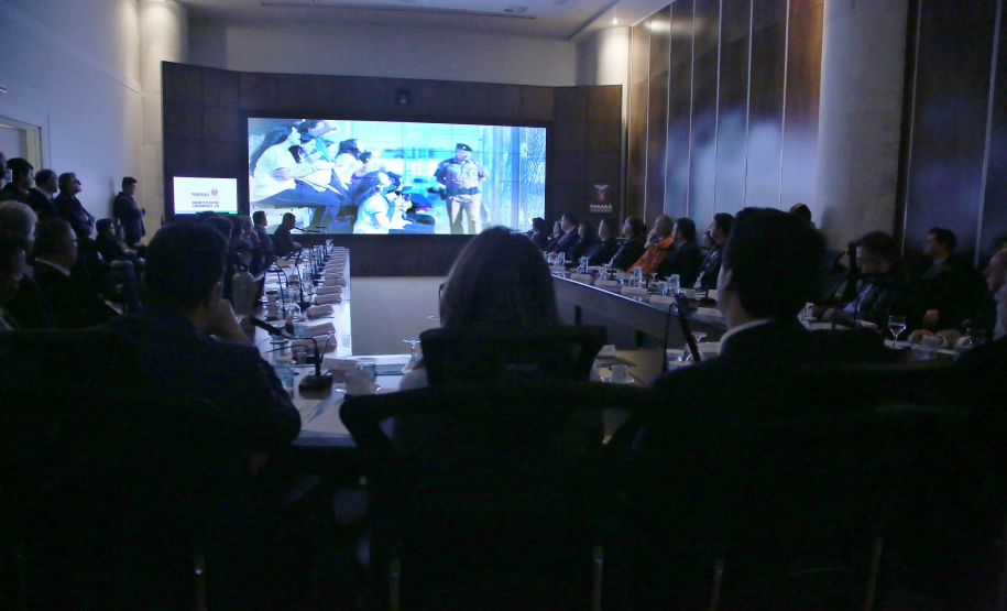 Governador Carlos Massa Ratinho Junior em reunião com o secretariado. Curitiba,24/09/2019 Foto:Jaelson Lucas / AEN