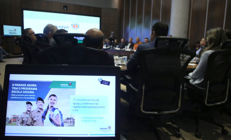 Governador Carlos Massa Ratinho Junior em reunião com o secretariado. Curitiba,24/09/2019 Foto:Jaelson Lucas / AEN