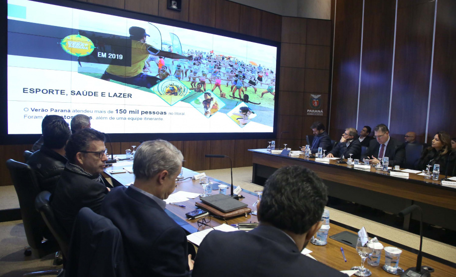 Governador Carlos Massa Ratinho Junior em reunião com o secretariado. Curitiba,24/09/2019 Foto:Jaelson Lucas / AEN