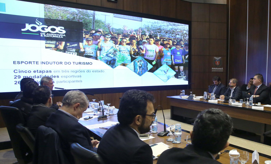Governador Carlos Massa Ratinho Junior em reunião com o secretariado. Curitiba,24/09/2019 Foto:Jaelson Lucas / AEN