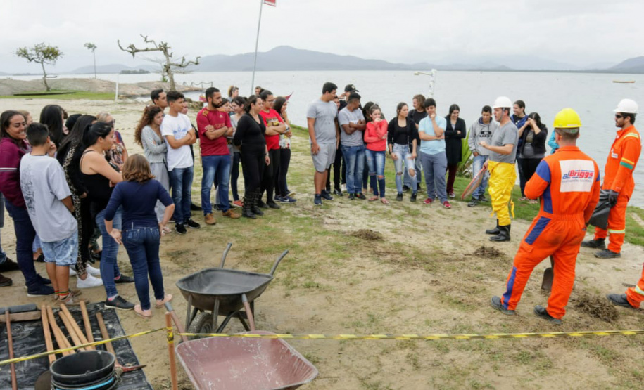 Portos formam agentes ambientais voluntários. Foto: Divulgação/Portos do Paraná