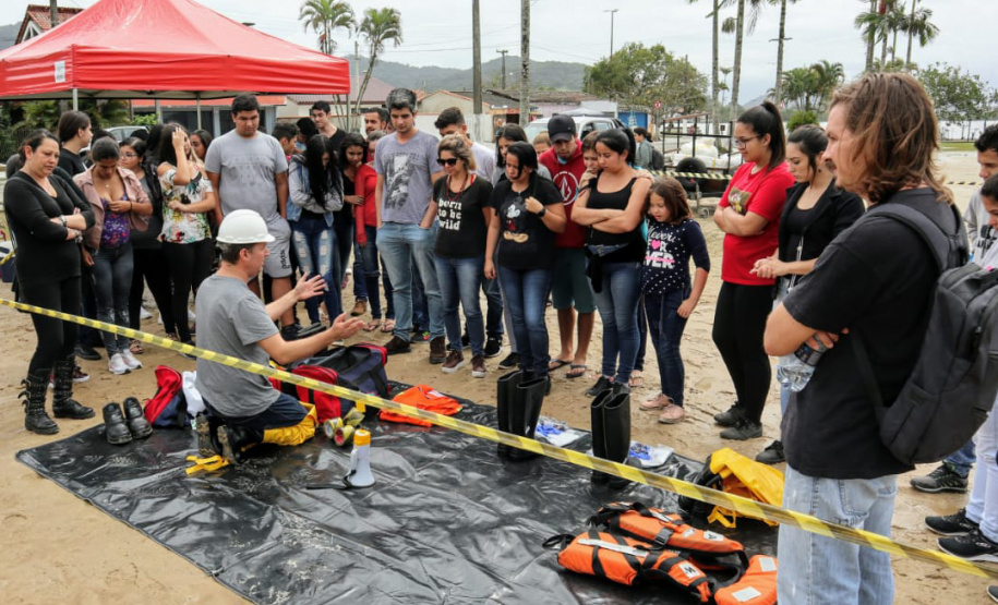 Portos formam agentes ambientais voluntários. Foto: Divulgação/Portos do Paraná