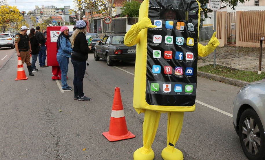 Curitiba, 25 de Setembro de 2019. Blitz Educativa Semana Nacional do Trânsito.