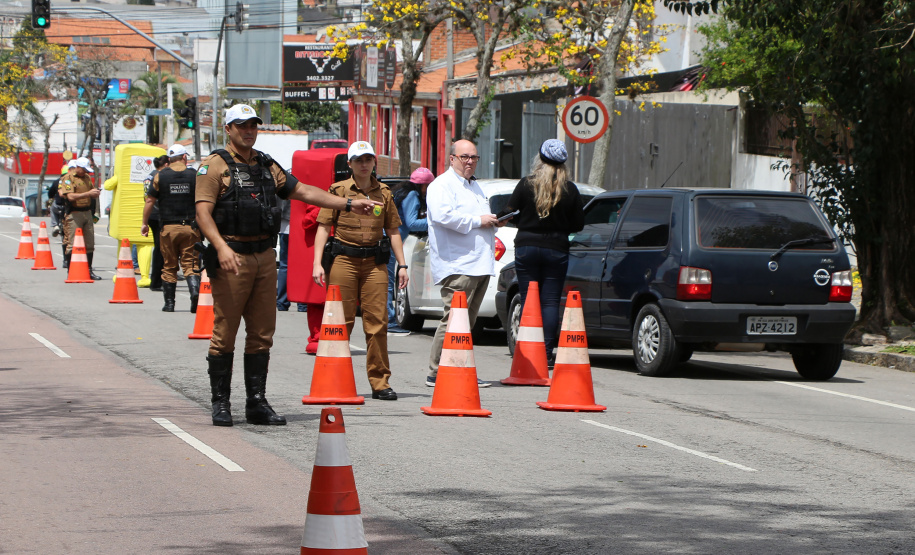 Curitiba, 25 de Setembro de 2019. Blitz Educativa Semana Nacional do Trânsito.