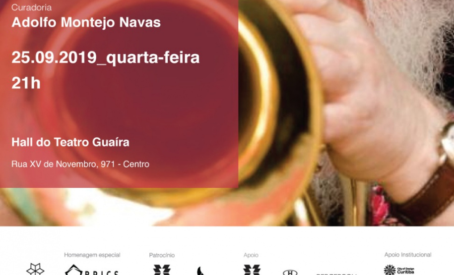 Exposição "Ars Sonora" inaugura no Teatro Guaíra com presença de Hermeto Pascoal.