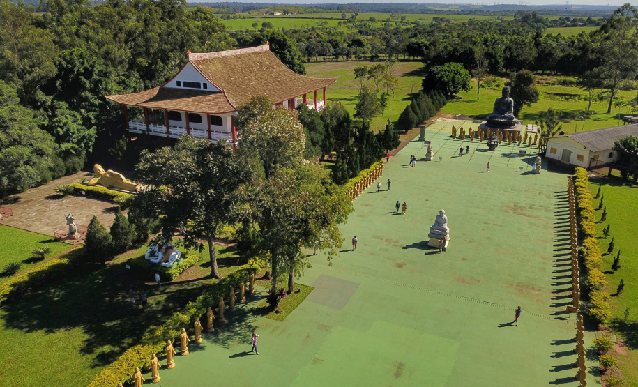 04/2019 - Foz do Iguaçu - Templo Budista. Foto: José Fernando Ogura/AEN