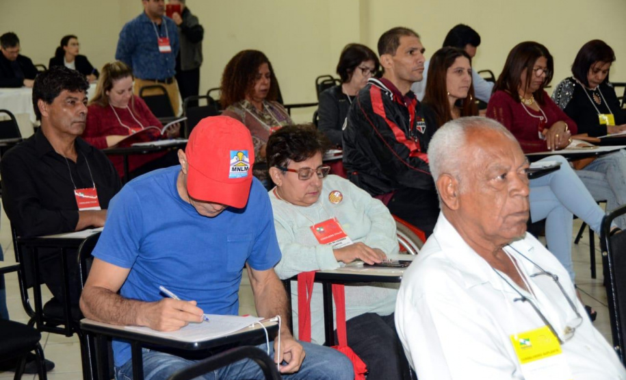 Aconteceu nesta sexta-feira (27) a 43ª Reunião Ordinária do Conselho Estadual das Cidades (Concidades). Uma das questões principais foi a intensificação das atividades a partir da sua restruturação e de programas de qualificação dos seus integrantes. Foto: Divulgação/SEDU