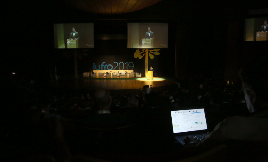 Governador Carlos Massa Ratinho Junior participa da abertura do XXV Congresso Mundial da IUFRO que aconteceu na Expo Unimed Curitiba. Curitiba,30/09/2019 Foto:Jaelson Lucas / AEN
