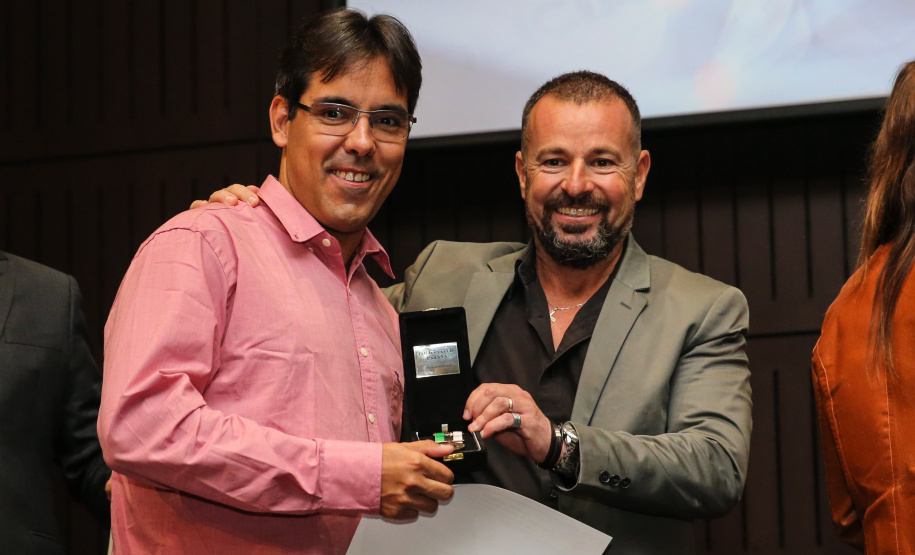 O governador Carlos Massa Ratinho Junior participa nesta segunda-feira (30), da comemoração do aniversário de 166 anos da Polícia Civil no Paraná na sede da OAB Paraná, em Curitiba .   30/09/2019 - Foto: Geraldo Bubniak/AEN