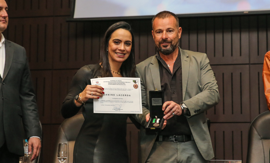 O governador Carlos Massa Ratinho Junior participa nesta segunda-feira (30), da comemoração do aniversário de 166 anos da Polícia Civil no Paraná na sede da OAB Paraná, em Curitiba .   30/09/2019 - Foto: Geraldo Bubniak/AEN