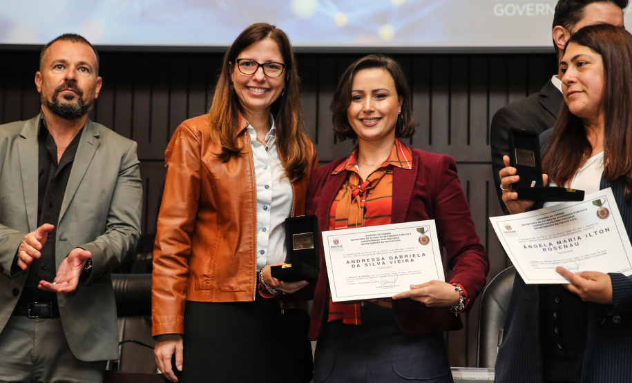 O governador Carlos Massa Ratinho Junior participa nesta segunda-feira (30), da comemoração do aniversário de 166 anos da Polícia Civil no Paraná na sede da OAB Paraná, em Curitiba .   30/09/2019 - Foto: Geraldo Bubniak/AEN