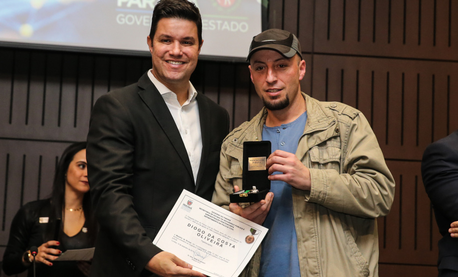 O governador Carlos Massa Ratinho Junior participa nesta segunda-feira (30), da comemoração do aniversário de 166 anos da Polícia Civil no Paraná na sede da OAB Paraná, em Curitiba .   30/09/2019 - Foto: Geraldo Bubniak/AEN