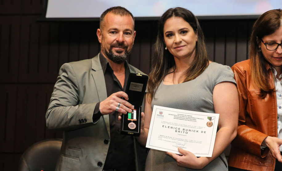 O governador Carlos Massa Ratinho Junior participa nesta segunda-feira (30), da comemoração do aniversário de 166 anos da Polícia Civil no Paraná na sede da OAB Paraná, em Curitiba .   30/09/2019 - Foto: Geraldo Bubniak/AEN