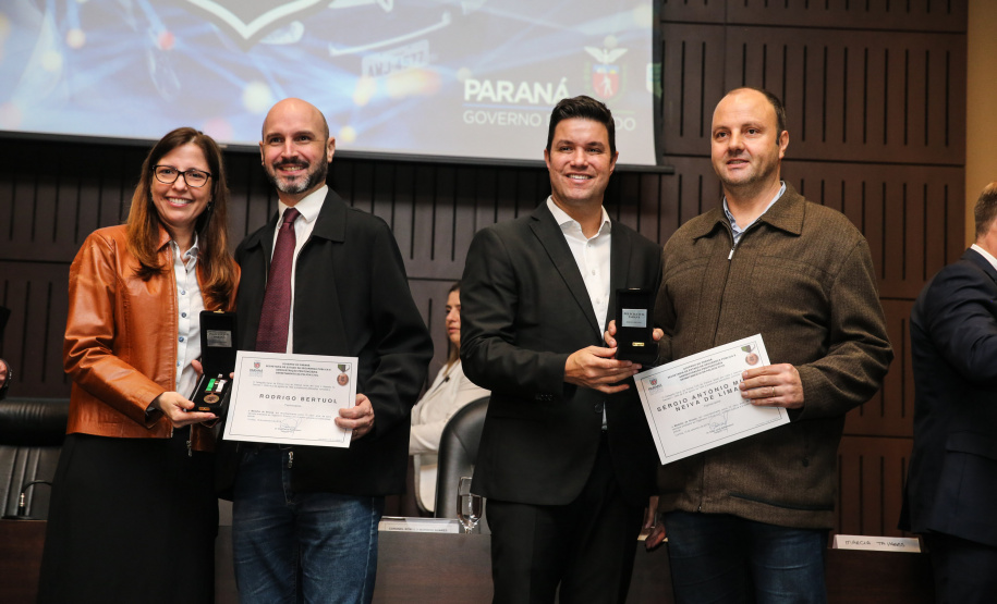 O governador Carlos Massa Ratinho Junior participa nesta segunda-feira (30), da comemoração do aniversário de 166 anos da Polícia Civil no Paraná na sede da OAB Paraná, em Curitiba .   30/09/2019 - Foto: Geraldo Bubniak/AEN
