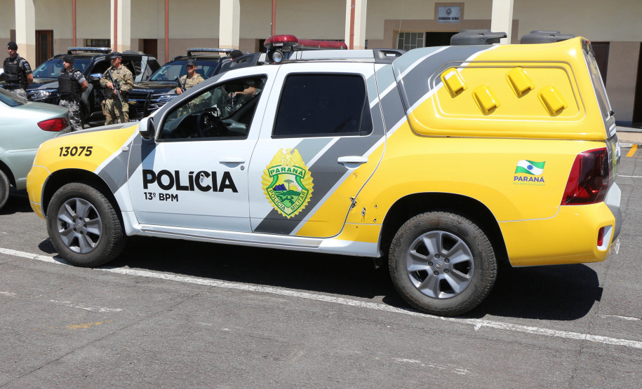 Curitiba, 01 de Outubro de 2019.  Coletiva de Imprensa - Roubo a Banco no Tatuquara.