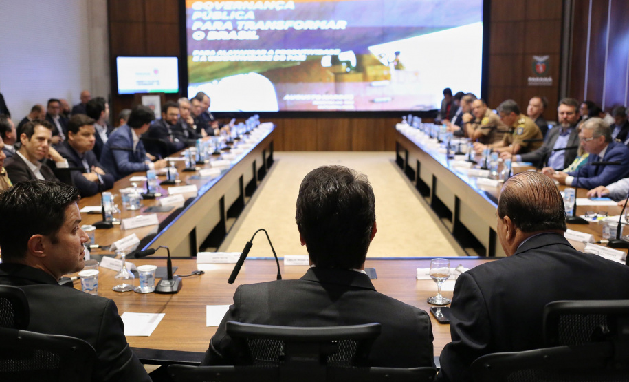 Governador Carlos Massa Ratinho Junior durante reunião com a equipe de governo. Curitiba,01/10/2019 - Foto: José Fernando Ogura/AEN