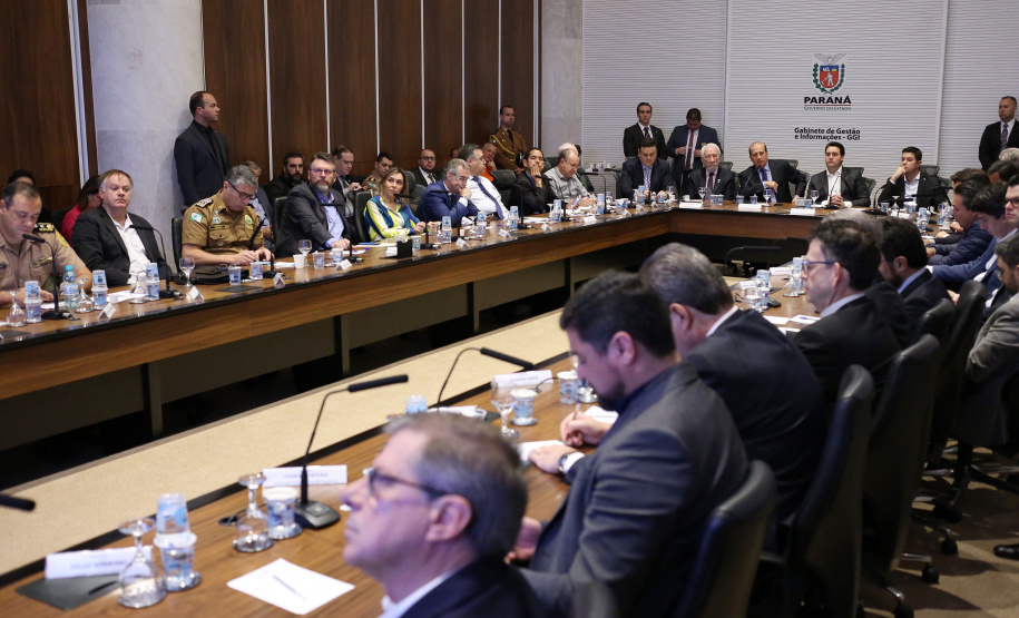 Governador Carlos Massa Ratinho Junior durante reunião com a equipe de governo. Curitiba,01/10/2019 - Foto: José Fernando Ogura/AEN