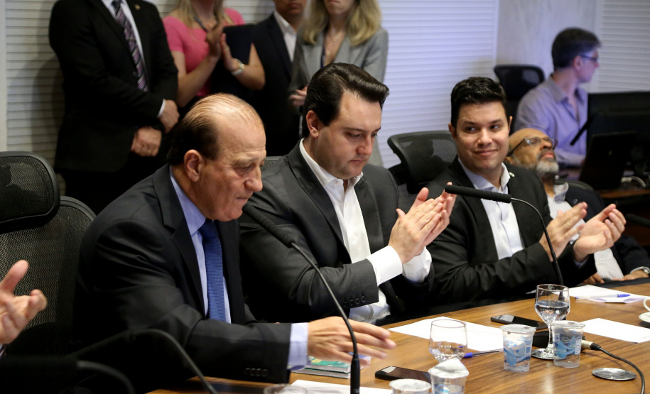 Governador Carlos Massa Ratinho Junior durante reunião com a equipe de governo. Curitiba,01/10/2019 - Foto: José Fernando Ogura/AEN