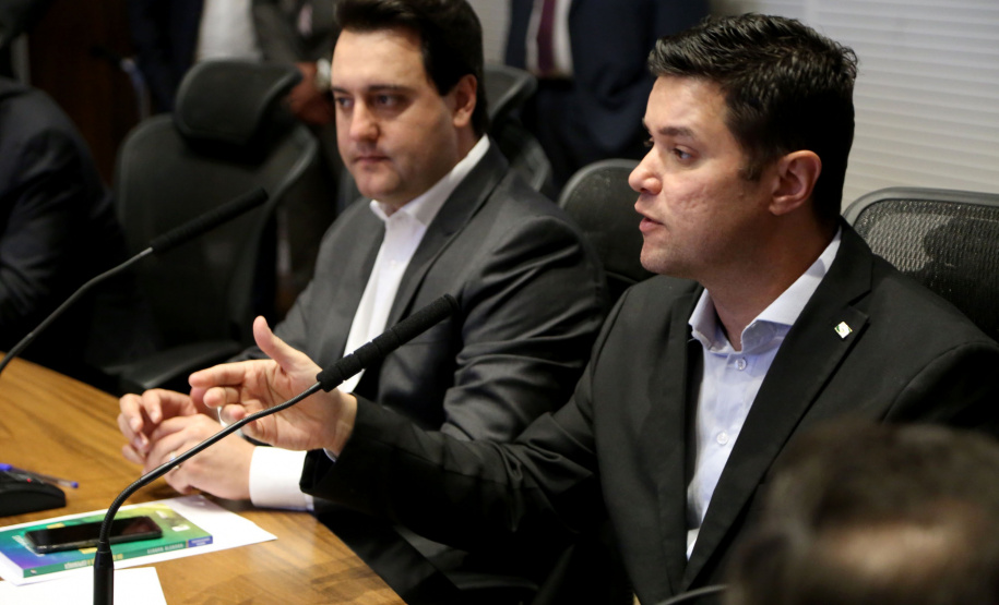 Governador Carlos Massa Ratinho Junior durante reunião com a equipe de governo. Curitiba,01/10/2019 - Foto: José Fernando Ogura/AEN