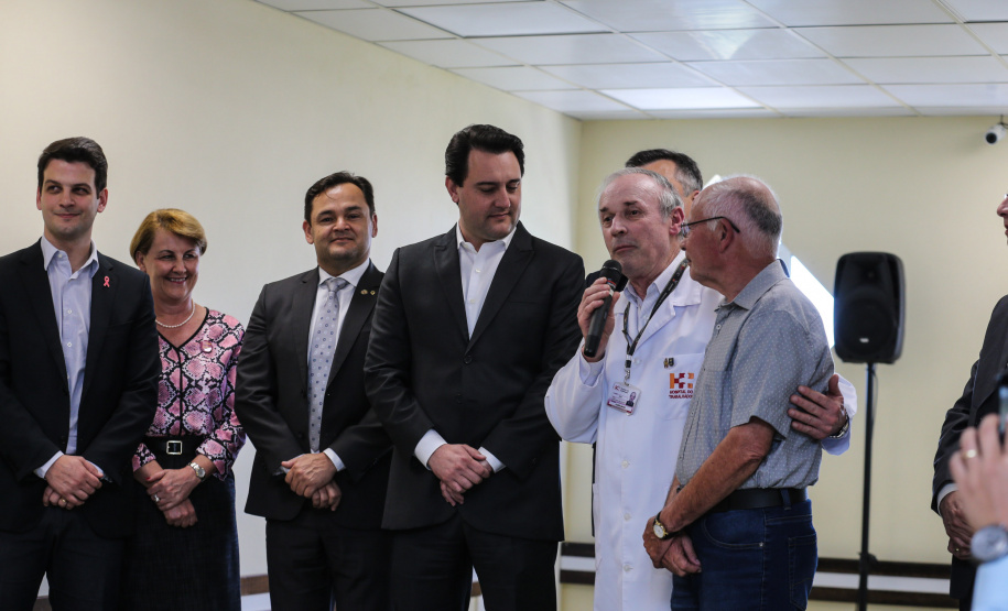 O governador Carlos Massa Ratinho Junior inaugura nesta terça-feira (01), novos leitos de UTI do Hospital de Reabilitação Ana Carolina Moura Xavier, de Curitiba. O espaço, que estava fechado há dez anos. 01/10/2019 - Foto: Geraldo Bubniak/AEN