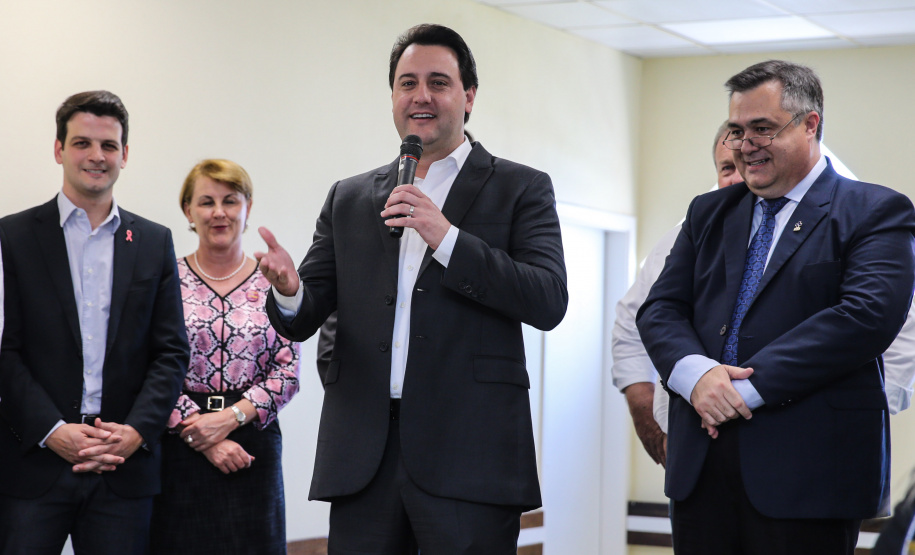 O governador Carlos Massa Ratinho Junior inaugura nesta terça-feira (01), novos leitos de UTI do Hospital de Reabilitação Ana Carolina Moura Xavier, de Curitiba. O espaço, que estava fechado há dez anos. 01/10/2019 - Foto: Geraldo Bubniak/AEN