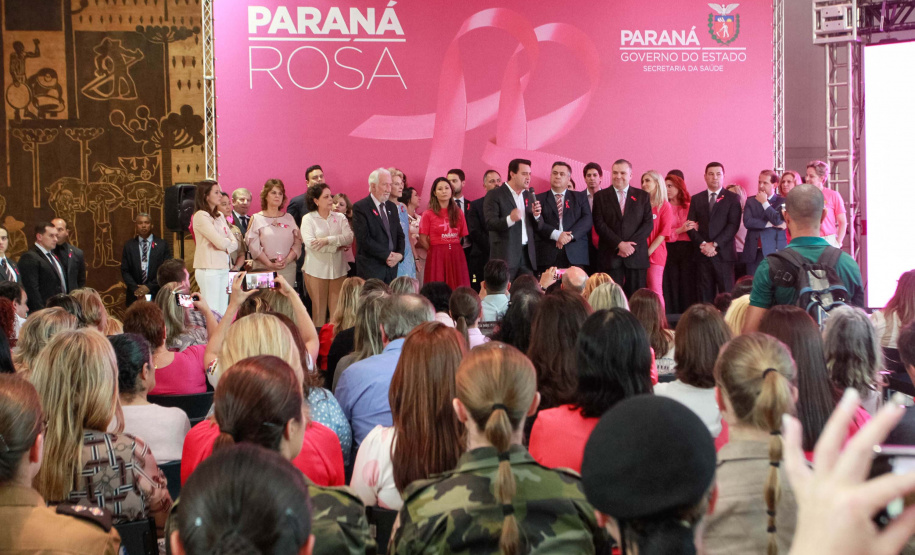 Lançamento Paraná Rosa.Foto: Valdelino Pontes