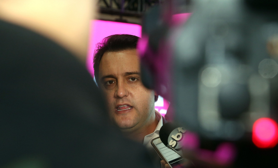 Governador Carlos Massa Ratinho Junior lança Projeto Parana Rosa.Foto Gilson Abreu/ANP