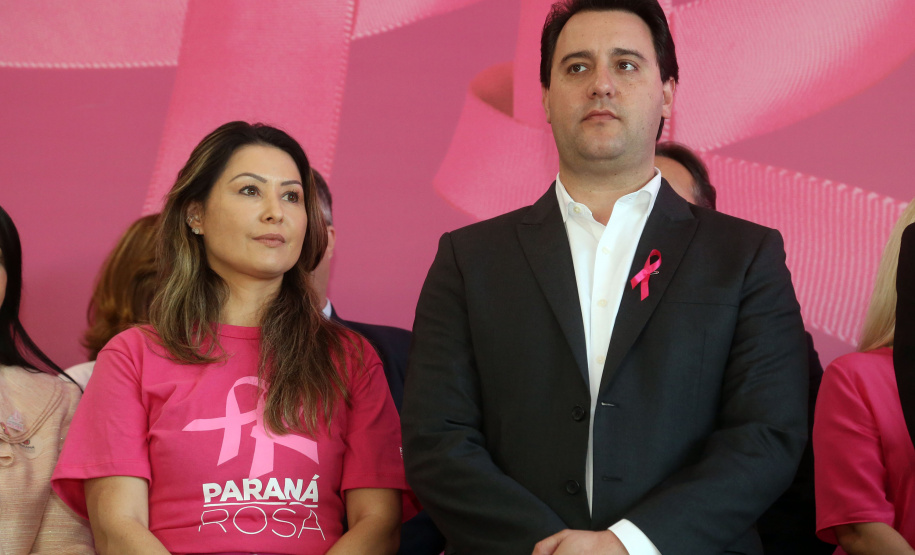 Governador Carlos Massa Ratinho Junior lança Projeto Parana Rosa.Foto Gilson Abreu/ANP