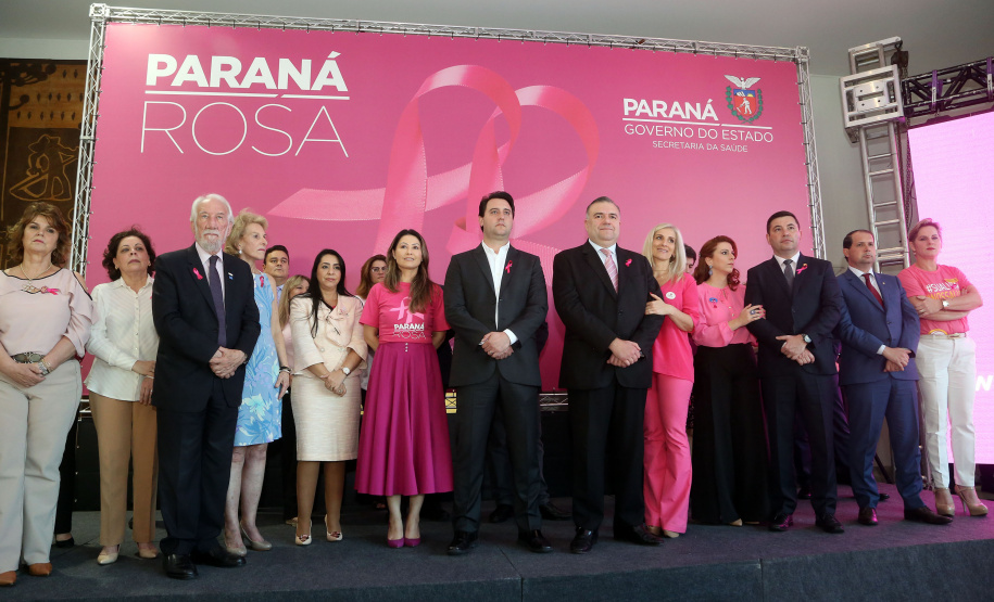Governador Carlos Massa Ratinho Junior lança Projeto Parana Rosa.Foto Gilson Abreu/ANP
