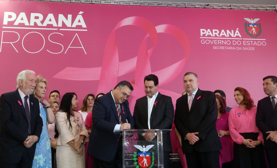 Governador Carlos Massa Ratinho Junior lança Projeto Parana Rosa.Foto Gilson Abreu/ANP
