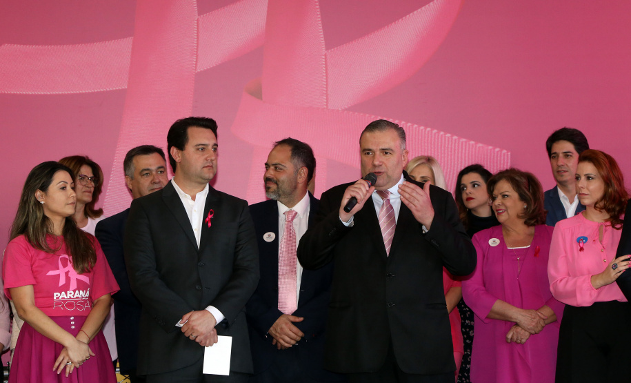 Governador Carlos Massa Ratinho Junior lança Projeto Parana Rosa.Foto Gilson Abreu/ANP