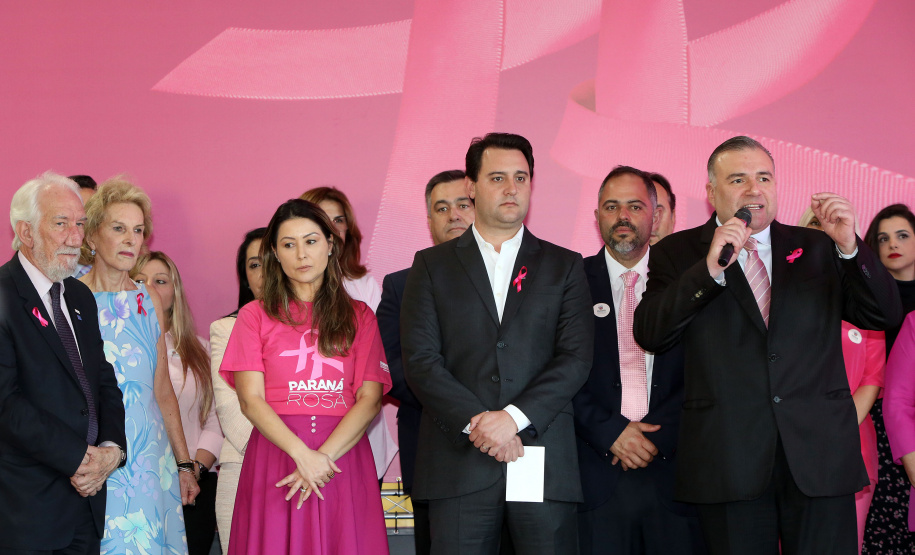 Governador Carlos Massa Ratinho Junior lança Projeto Parana Rosa.Foto Gilson Abreu/ANP