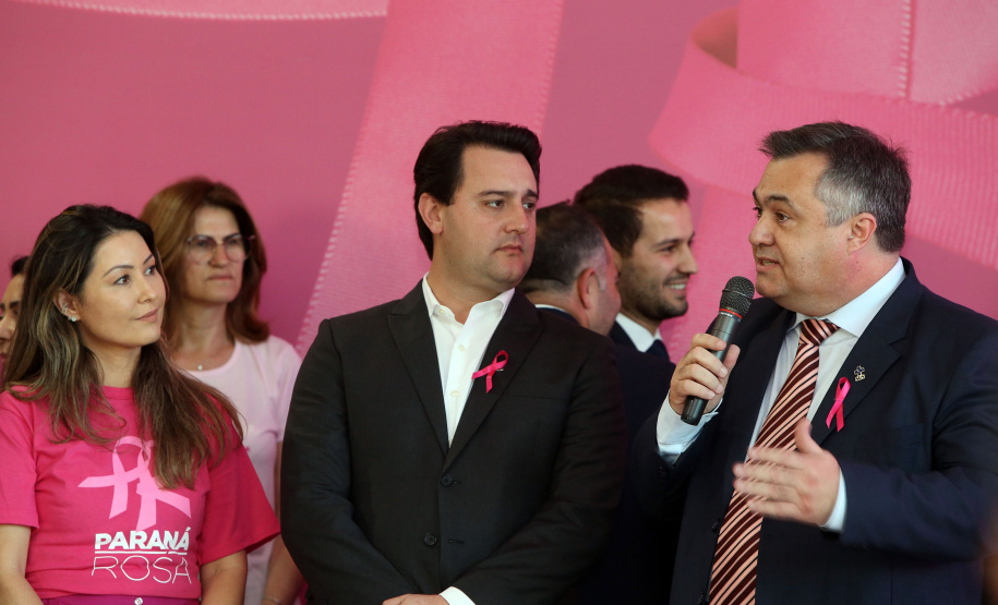 Governador Carlos Massa Ratinho Junior lança Projeto Parana Rosa.Foto Gilson Abreu/ANP