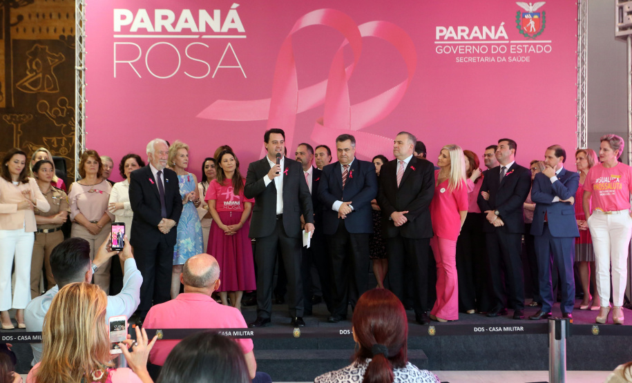 Governador Carlos Massa Ratinho Junior lança Projeto Parana Rosa.Foto Gilson Abreu/ANP