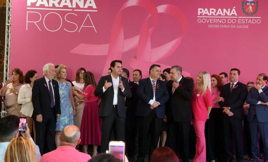 Governador Carlos Massa Ratinho Junior lança Projeto Parana Rosa.Foto Gilson Abreu/ANP