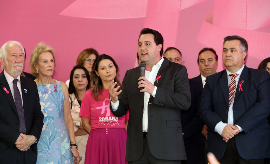 Governador Carlos Massa Ratinho Junior lança Projeto Parana Rosa.Foto Gilson Abreu/ANP