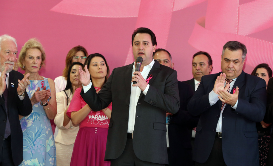 Governador Carlos Massa Ratinho Junior lança Projeto Parana Rosa.Foto Gilson Abreu/ANP